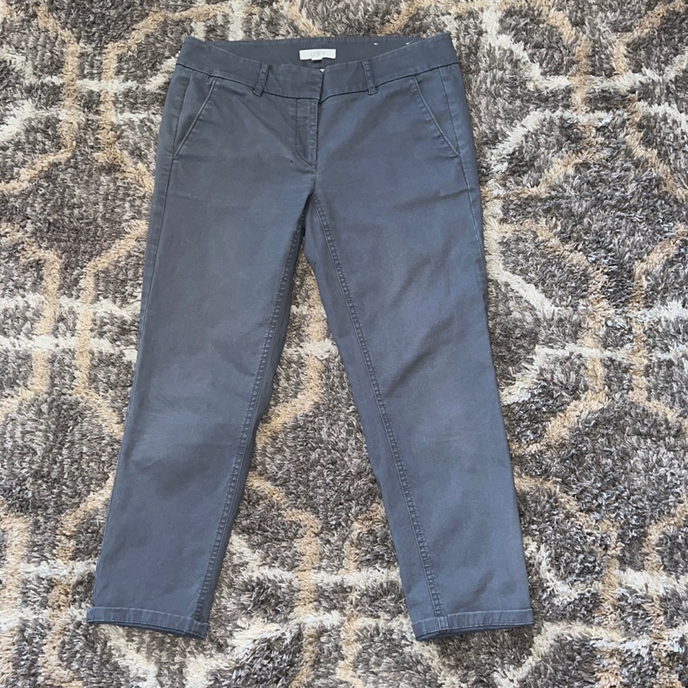 LOFT cropped chinos